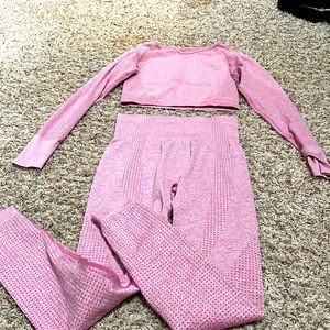 Athletic pink outfit